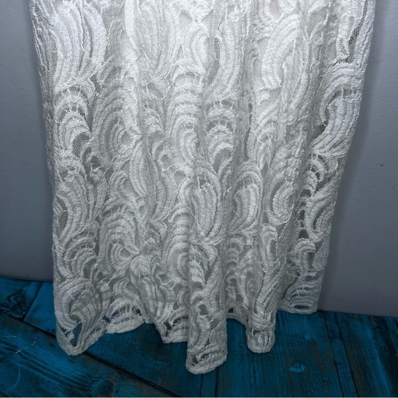 Free People Knit Crochet Mini Dress Size Small - Picture 6 of 11